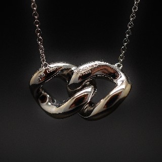 Collier Pendentif Messika "Link" Or gis 18k Diamants de 2010.