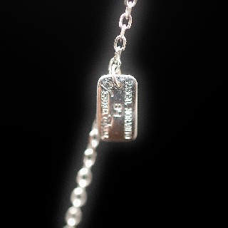 Collier Pendentif "Le Cube" Pascal Morabito et Victoria Casal en Or gris 18k et Diamant