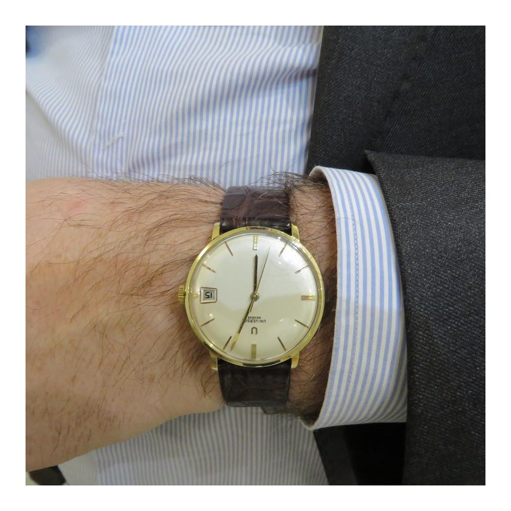 Couronne Pour Montre Universal Genève Vintage - Diamètre 6mm - Plaqué Or Jaune - Couronne Simple Étape 120