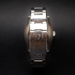 Montre Rolex Oyster Perpetual Homme Acier de 2008. Cadran Gris . Ref : 116000 . Montre Rolex Oyster Perpetual Homme Acier de 2008. Cadran Gris . Ref : 116000 .