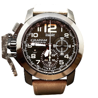 Montre Graham Chronofighter Oversize Acier vers 2013 Automatique. 47 mm.