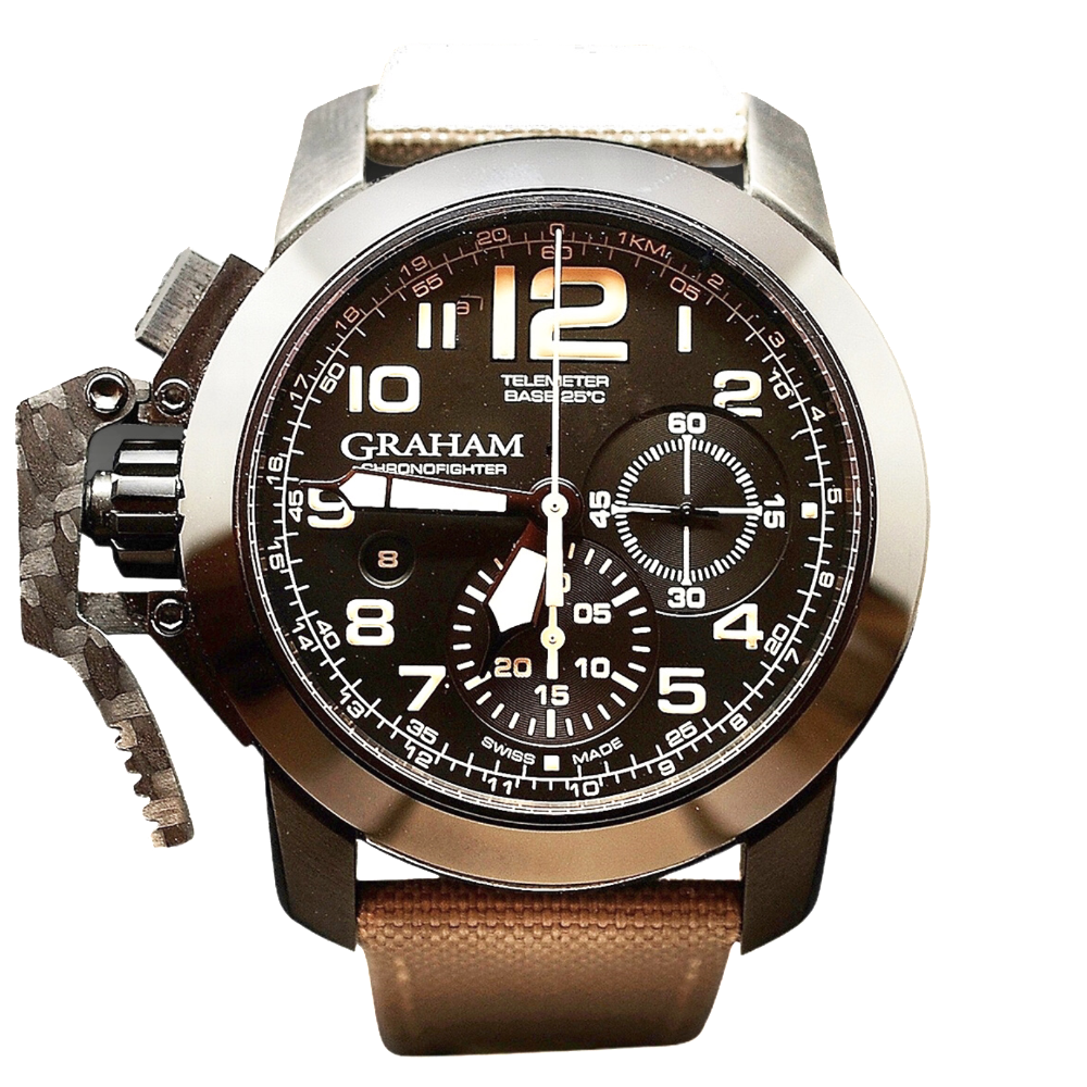 Montre Graham Chronofighter Oversize Acier vers 2013 Automatique. 47 mm.