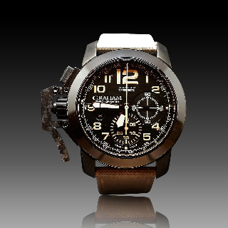 Montre Graham Chronofighter Oversize Acier vers 2013 Automatique. 47 mm.