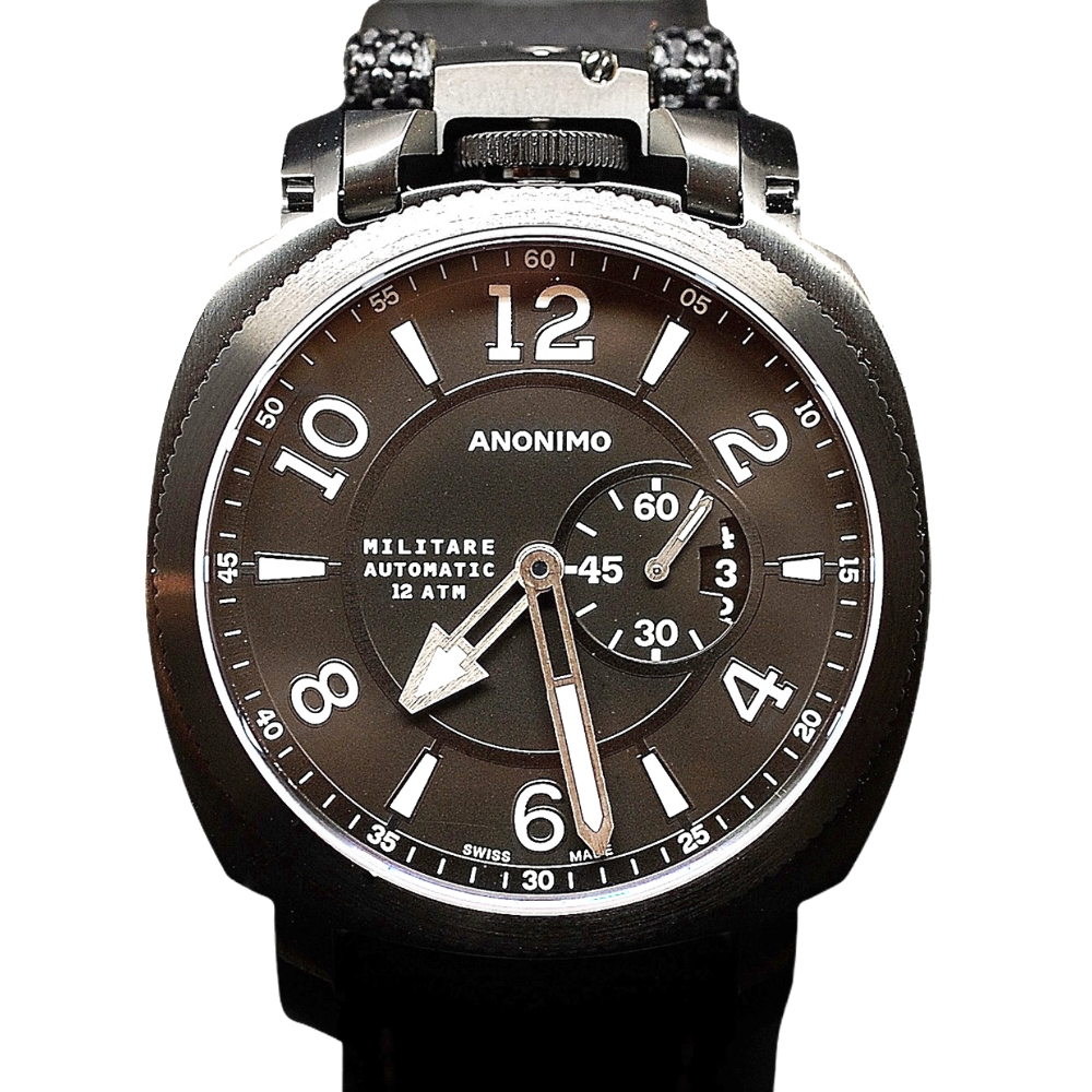 Montre Anonimo "Militare" 43mm Acier Automatique Collection 2013. Destockage Neuf. Montre Anonimo "Militare" 43mm Acier Automatique Collection 2013. Destockage Neuf.