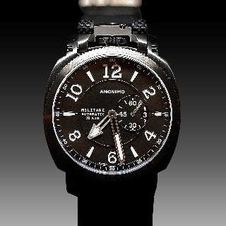 Montre Anonimo "Militare" 43mm Acier Automatique Collection 2013. Destockage Neuf.