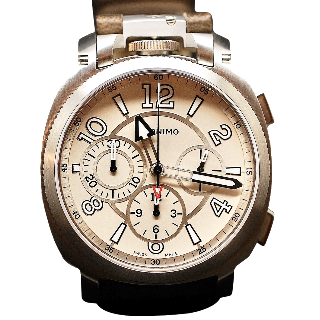 Montre Anonimo "Chronographe" 43mm Acier Automatique Collection 2013. Destockage Neuf.