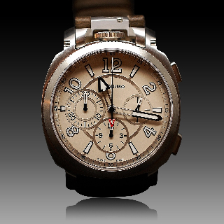 Montre Anonimo "Chronographe" 43mm Acier Automatique Collection 2013. Destockage Neuf.