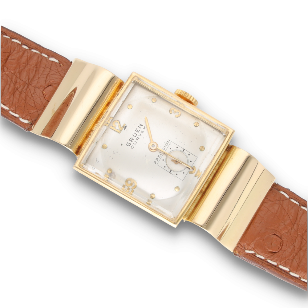 Mouvement De Montre Mécanique Vintage Gruen 406 - Pour Pièces Ou Réparation, Balancier HS