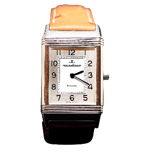 Montre Jaeger LeCoultre Reverso Médium en Acier Quartz. Vers 2007.