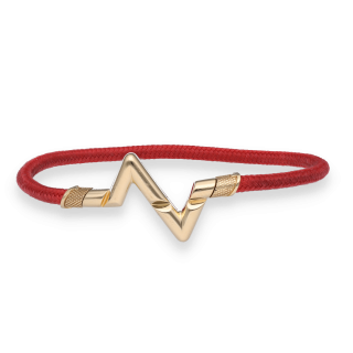 Bracelet en cuir Louis Vuitton Rouge en Cuir - 34805004