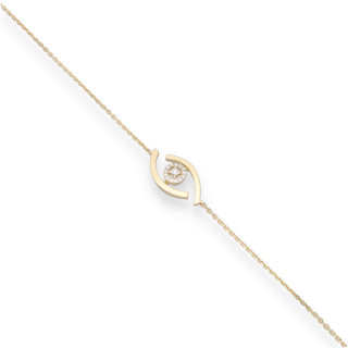 Bracelet Messika Lucky Eye – Or jaune 18k et...