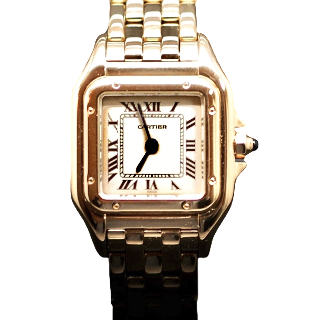 Montre Cartier dame "Panthère" Or 18k massif quartz Vers 1995.