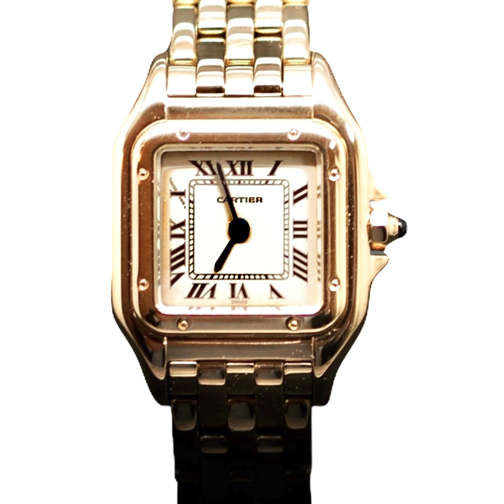 Montre Cartier dame "Panthère" Or 18k massif quartz Vers 1995.