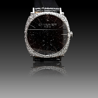 Montre Chaumet Dandy Joaillerie Or gris 18k Diamants mécanique de 2015.