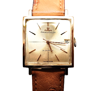 Montre Jaeger LeCoultre Vintage Carrée Or 18k Automatique Vers 1960.