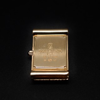 Montre Boucheron Dame Petit Modèle en Or Jaune 18k Vers 2000 quartz .