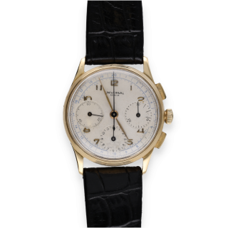 Montre Universal Geneve Chronographe Or jaune 18k...
