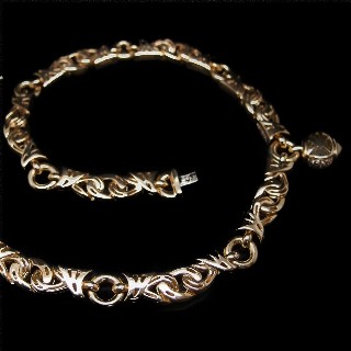 Collier Bulgari "Profumo" or jaune 18k Diamants vers 1980