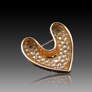 Boucles d'oreilles Boucheron Or jaune 18K et 290 diamants, 7 cts, commande spéciale Boucles d'oreilles Boucheron Or jaune 18K et 290 diamants, 7 cts, commande spéciale