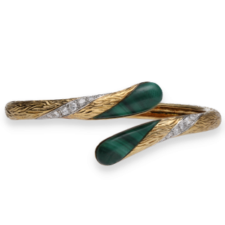 Bracelet Mauboussin Vintage ouvrant vers 1960 en Or...