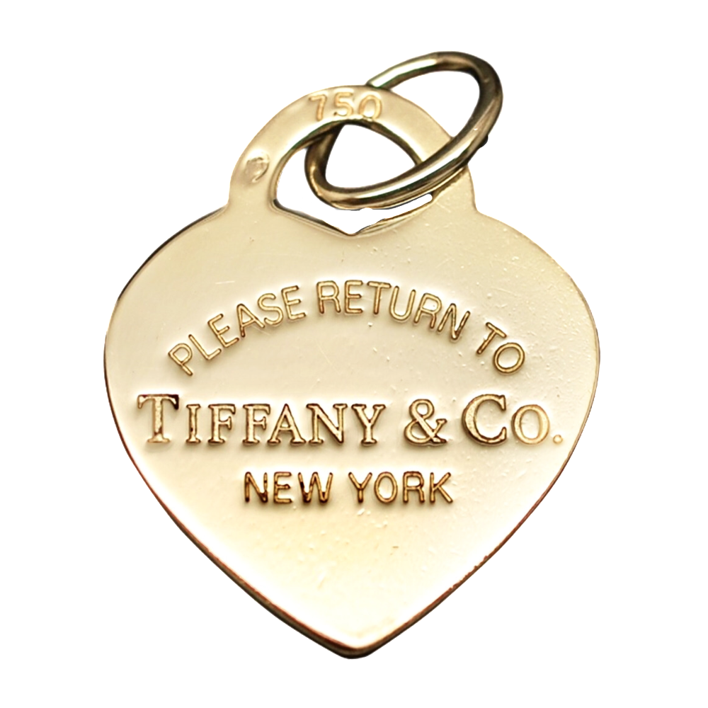 Pendentif Tiffany & Co Charm Plaque Cœur" Return to Tiffany" Or 18k massif. Pendentif Tiffany & Co Charm Plaque Cœur" Return to Tiffany" Or 18k massif.