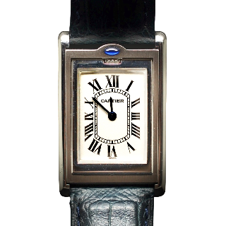 Montre Cartier Tank Basculante Médium Quartz en acier Vers 2000.