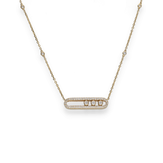 Collier Messika Baby Move pavé réf. 04322-YG – Or...
