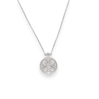 Collier or homme pendentif diamant. Bijoutier parisien 75009