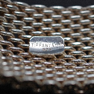 Bracelet souple Tiffany & Co en argent . 125.30 gr