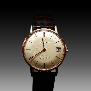 Montre Eterna Vintage "Centenaire" Homme en Or rose 18k Automatique Vers 1960.