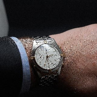 Montre Breitling Chronomat Or et Acier Vers 1990 Automatique Montre Breitling Chronomat Or et Acier Vers 1990 Automatique