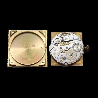 Montre Cartier "Tank Louis Cartier "Extraplate Or Jaune 18k Vers 1980 Mécanique  