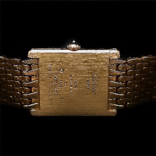 Montre Cartier "Tank Louis Cartier "Extraplate Or Jaune 18k Vers 1980 Mécanique Montre Cartier "Tank Louis Cartier "Extraplate Or Jaune 18k Vers 1980 Mécanique