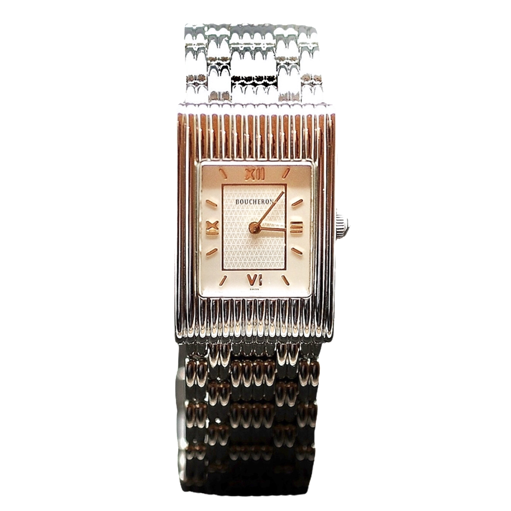 Montre Boucheron "Reflet" de Dame Moyen modèle à quartz . Montre Boucheron "Reflet" de Dame Moyen modèle à quartz .