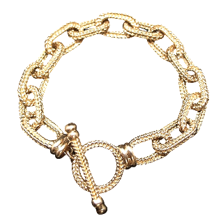 Bracelet maille chaine d'ancre en or jaune 18 Carats massif . 57.8 gr