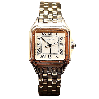 Montre Cartier "Panthère" homme GM en Or 18k massif quartz Vers 1998.