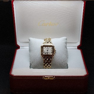 Montre Cartier "Panthère" homme GM en Or 18k massif quartz Vers 1998.