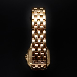 Montre Cartier "Panthère" homme GM en Or 18k massif quartz Vers 1998.