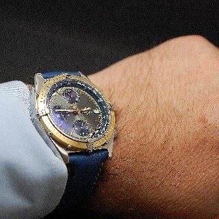 Montre Breitling Chronomat Or et Acier Vers 1990 Automatique