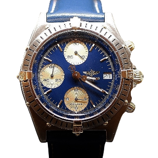 Montre Breitling Chronomat Or et Acier Vers 1990 Automatique