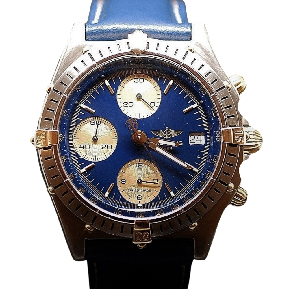 Montre Breitling Chronomat Or et Acier Vers 1990 Automatique