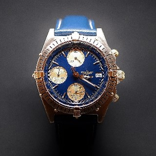 Montre Breitling Chronomat Or et Acier Vers 1990 Automatique