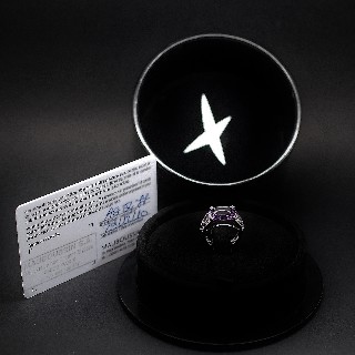 Bague Mauboussin "Ma princesse d'amour" Or Gris 18k Améthystes, Diamants. Taille 51. Bague Mauboussin "Ma princesse d'amour" Or Gris 18k Améthystes, Diamants. Taille 51.
