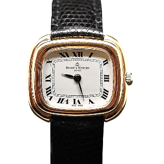 Montre Baume & Mercier Dame "Ellipse" Or Jaune 18k Vers 1970-1975 Mécanique  