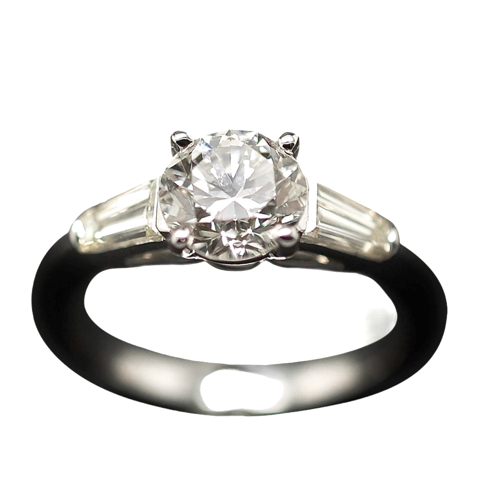 Solitaire Diamant de 1.57 Cts I-VS1 . Or 18 Cts.