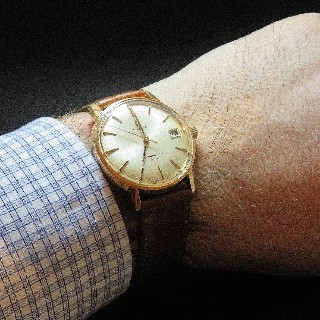  Montre Omega Seamaster 600 Plaqué & Acier Vers 1965. 34 mm. Automatique.