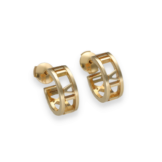 Boucles d’Oreilles Tiffany & Co Atlas – Or Jaune 18k...