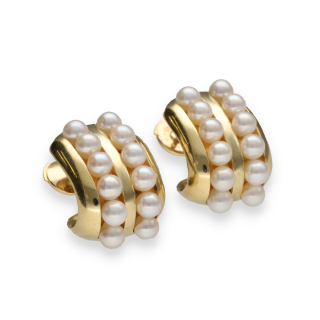 Boucles d’Oreilles Poiray Persane – Or Jaune 18k &...