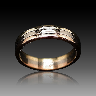 Alliance Cartier Or 18k Massif Trinity Rigide Homme Taille 59 . Alliance Cartier Or 18k Massif Trinity Rigide Homme Taille 59 .