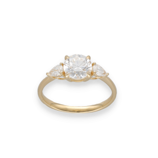 Solitaire Diamant – Or Jaune 18k – Diamant Central...